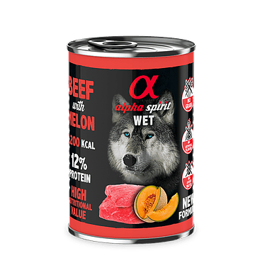 Alpha Paté Vacuno Melón 400gr