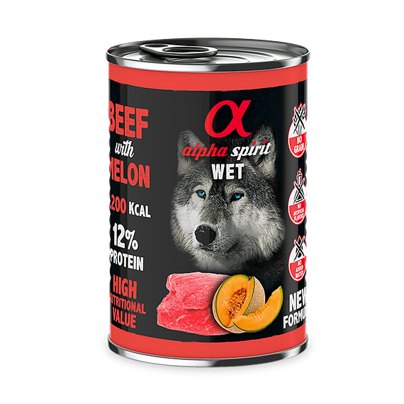 Alpha Paté Vacuno Melón 400gr