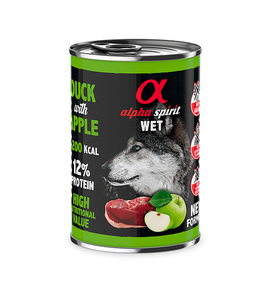 Alpha Paté Pato Manzana 400gr