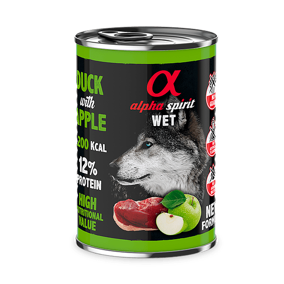 Alpha Paté Pato Manzana 400gr