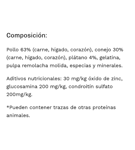 Alpha Paté Conejo Banana 400gr - 