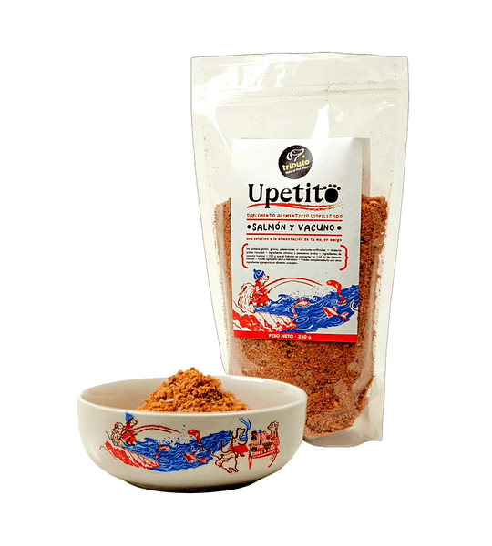 Tributo Upetito Salmón Vacuno 180gr