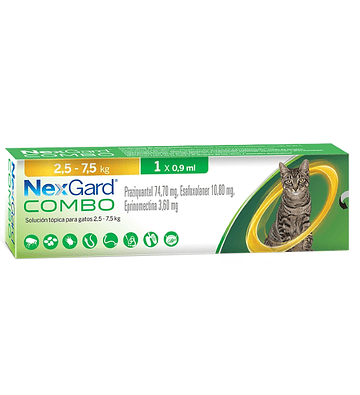 Pipeta Nexgard Combo Gato 2.5-7.5Kg