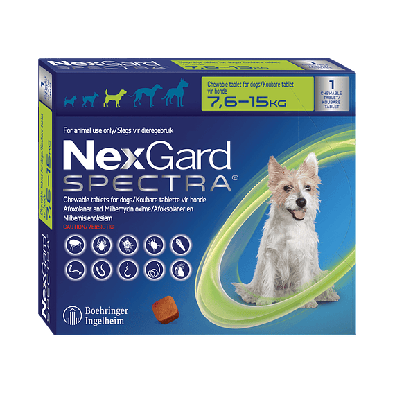 Nexgard Spectra 7.6-15Kg Perro