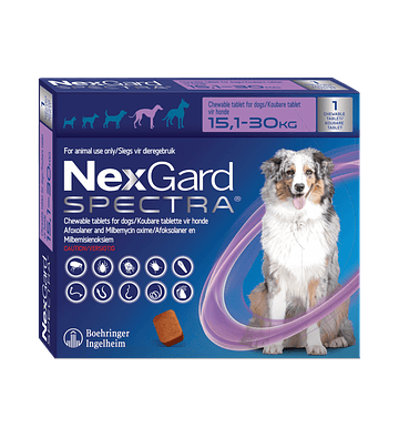 Nexgard Spectra 1 5.1-30Kg Perro