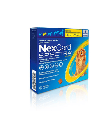 Nexgard Spectra 3.6-7.5Kg