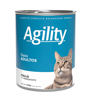 Agility Gato Pollo 340gr 