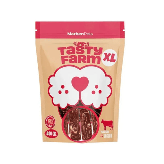 Tasty Farm Tiritas Vacuno 400gr XL