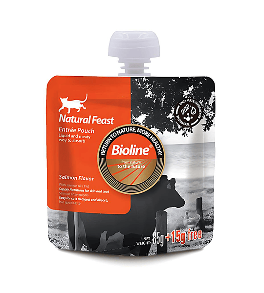 Entree Pouch Gato Salmón 85gr + 15gr Gratis 