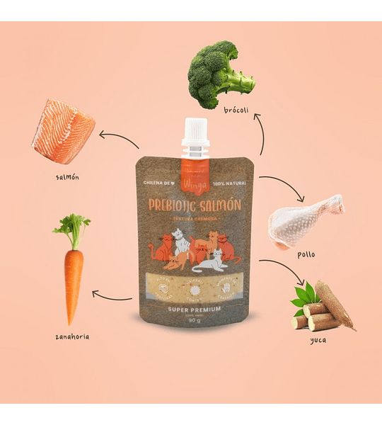 Winga Probiótico Salmón 90gr