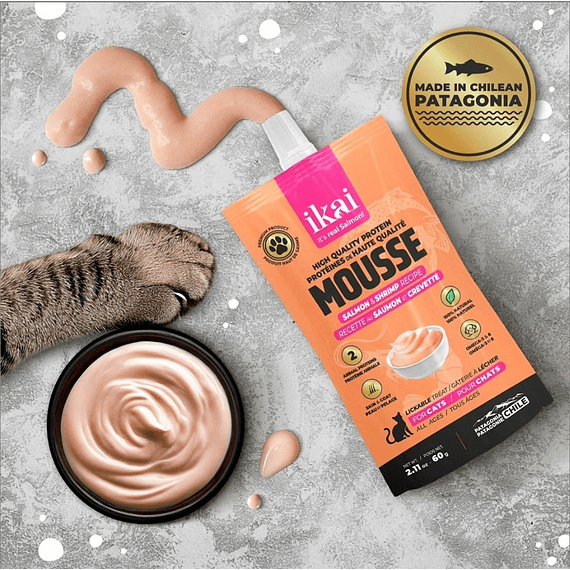 Ikai Mousse Salmón y Camarón 60gr 