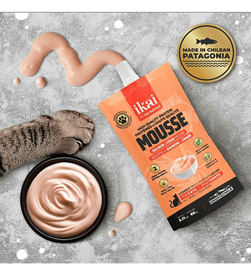 Ikai Mousse Salmón y Cangrejo 60gr