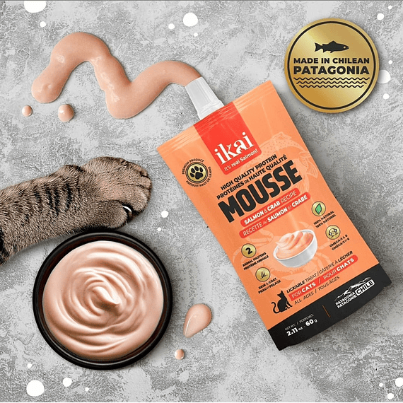 Ikai Mousse Salmón y Cangrejo 60gr