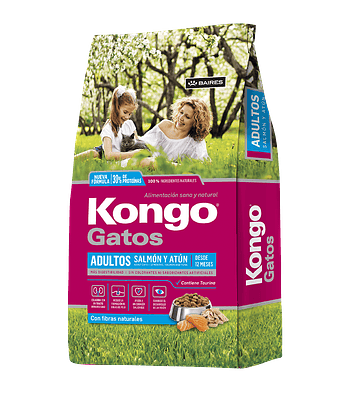 Kongo Gato Atún y Salmón 8kg