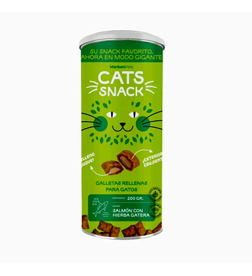 Cat Snack Salmón con Hierba Gatera 200gr