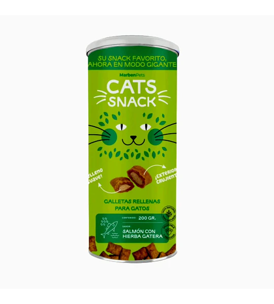 Cat Snack Salmón con Hierba Gatera 200gr