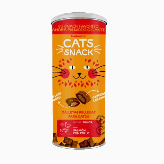 Cat Snack Salmón Pollo 200gr