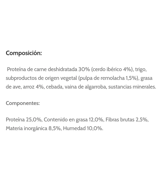 Amity Premium Cerdo Ibérico 15kg 