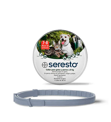 Seresto Collar Perro y Gato <8kg