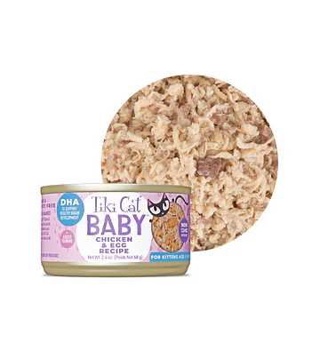 Tiki Cat Baby Pollo y Huevo de Codorniz 68gr