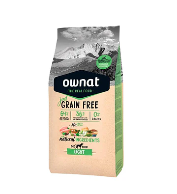 Ownat Grain Free Light Perro 14kg 