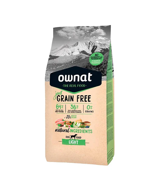 Ownat Grain Free Light Perro 14kg  - 