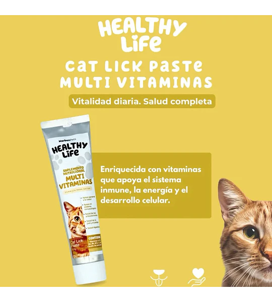Healthy Life MultiVitaminas Gato 110gr