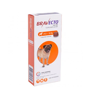 Bravecto Perro 4.5kg a 10kg 