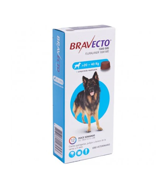 Bravecto Perro 20 a 40Kg