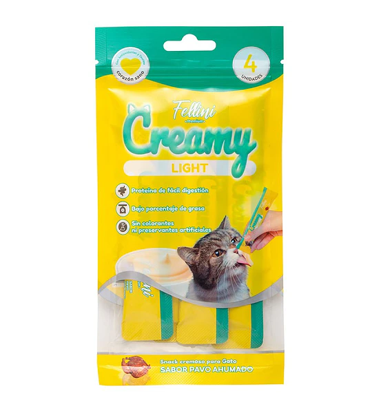 Fellini Creamy Light Pavo 4 Tubos 