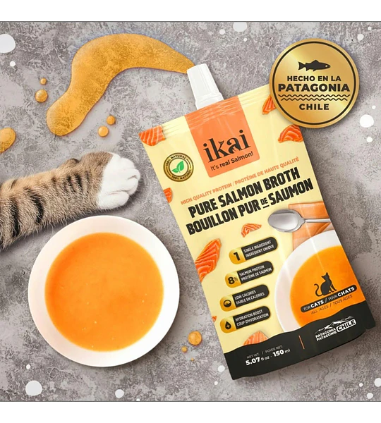 Ikai Puré Salmón Gato 150ml