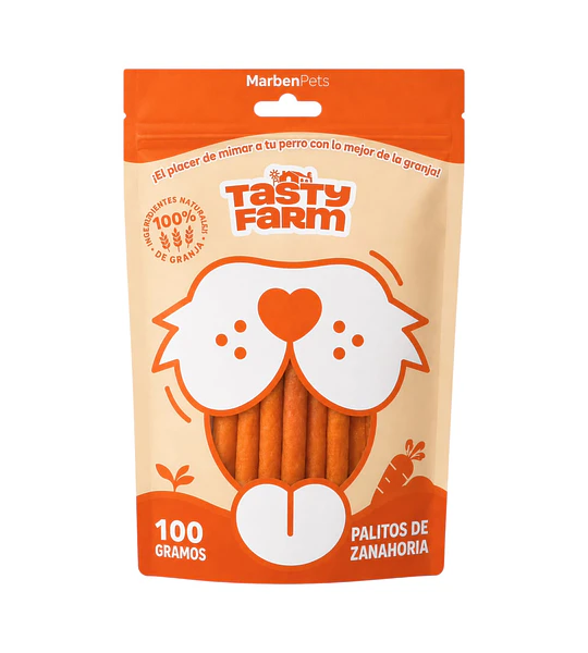 Tasty Farm Palitos Zanahoria 100gr