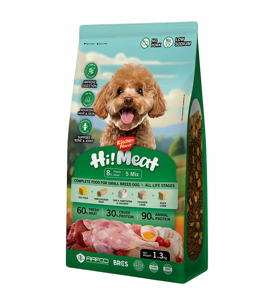 Kitchen Flavor Hi! Meat Raza pequeña 1.3Kg - 