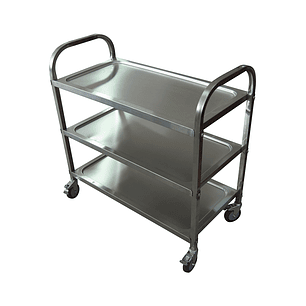 Carro multiuso 3 niveles 850 X 450 X 900 mm.