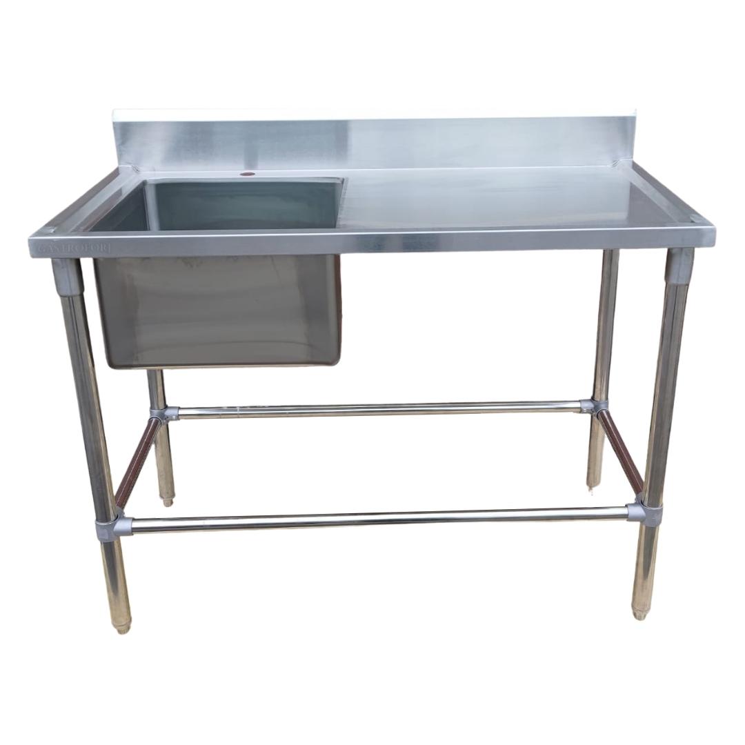 Lavafondo de Acero Inoxidable Secador Derecho Joytek 120x60x90 cm