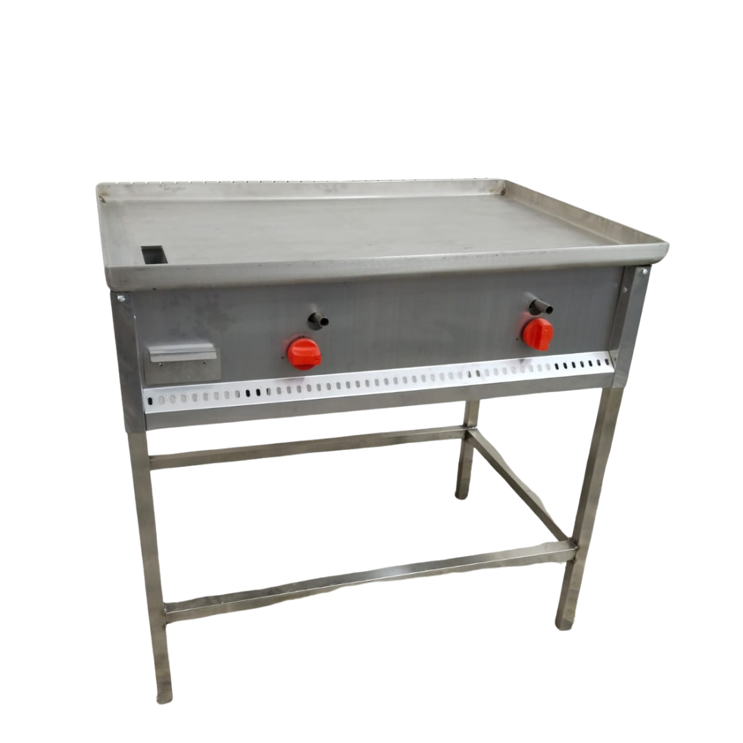 Plancha Churrasquera Ticgas 600x600 Full Inox GLP