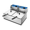 Freidora eléctrica doble bozzo  