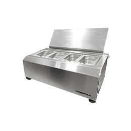 Salsera de Sobremesa 4 estaciones con depósito de hielo, Versatile