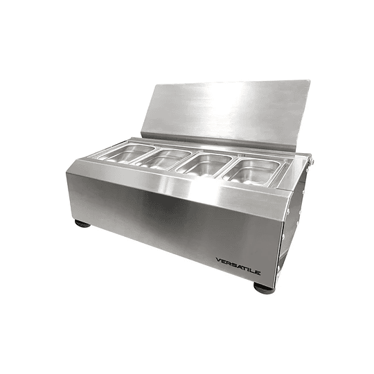 Salsera de Sobremesa 4 estaciones con depósito de hielo, Versatile