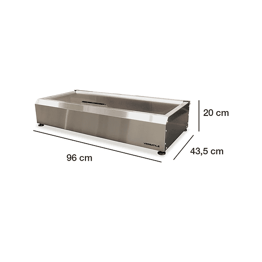 Salsera de Sobremesa 8 estaciones, con deposito para hielo, Versatile