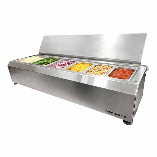 Salsero de Sobremesa 6 estaciones con deposito para hielo, Versatile 