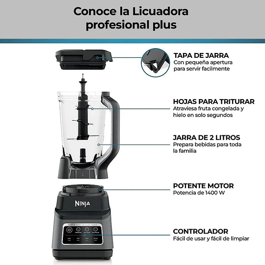 Licuadora Ninja Profesional Plus 1400 W