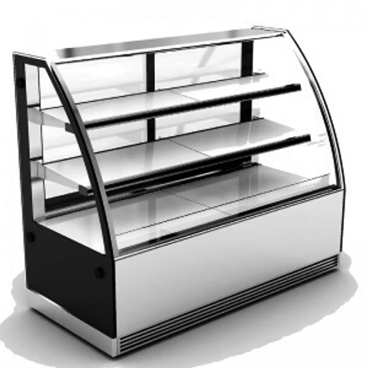 Vitrina Pastelera HK Curva Bozzo 1 m Frío Forzado