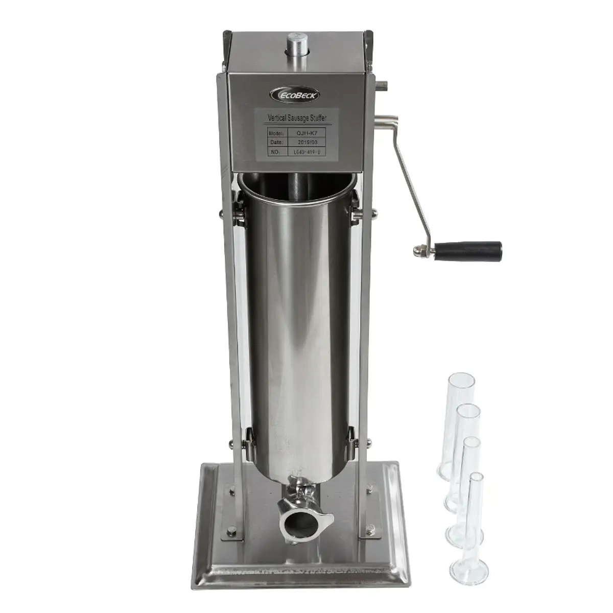Embutidora Ecobeck 7 Litros – Acero Inoxidable, Profesional y Versátil 🍴