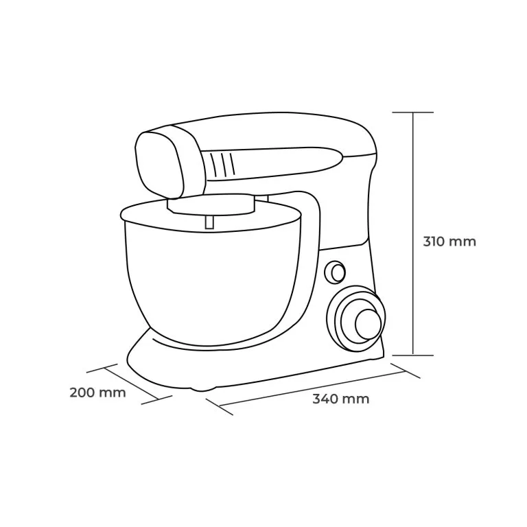 Batidora 4 LT. ( Color Negro )-Maigas Maigas – miniatura 4