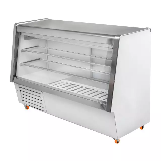 Mesón Vitrina Refrigerado 1.5 mt G&T - Acero Inoxidable con Control Digital G&T – miniatura 2