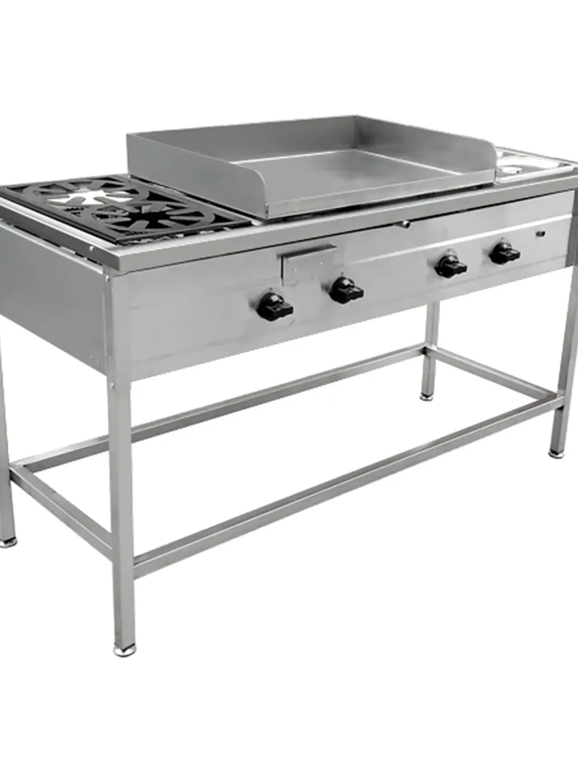 Lonchera Churrasquera a Gas 50×70 cm con 2 Depósitos Baño María Cousiño Cousiño – miniatura 3