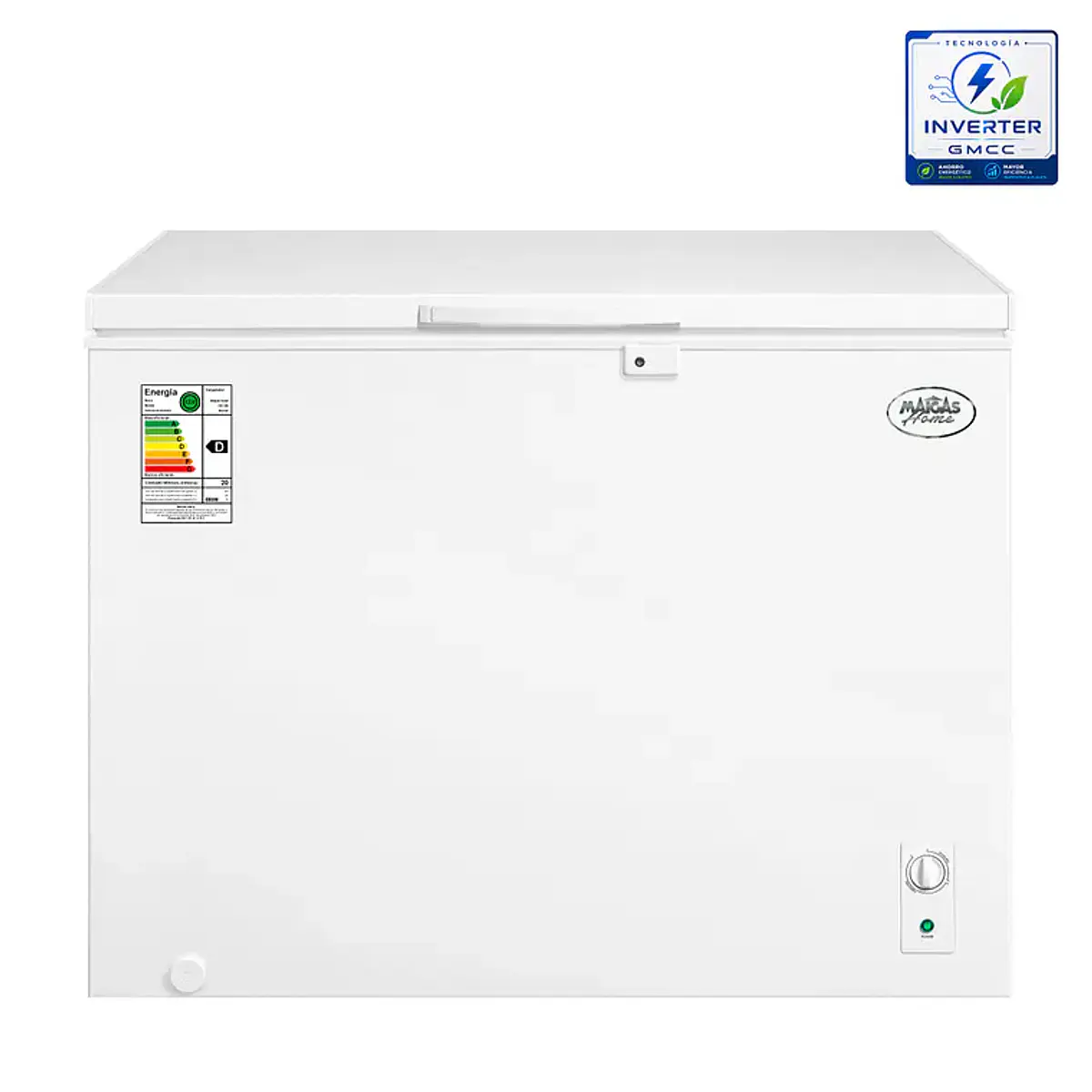 Congeladora 293 Litros Dual Inverter Tapa Dura Maigas
