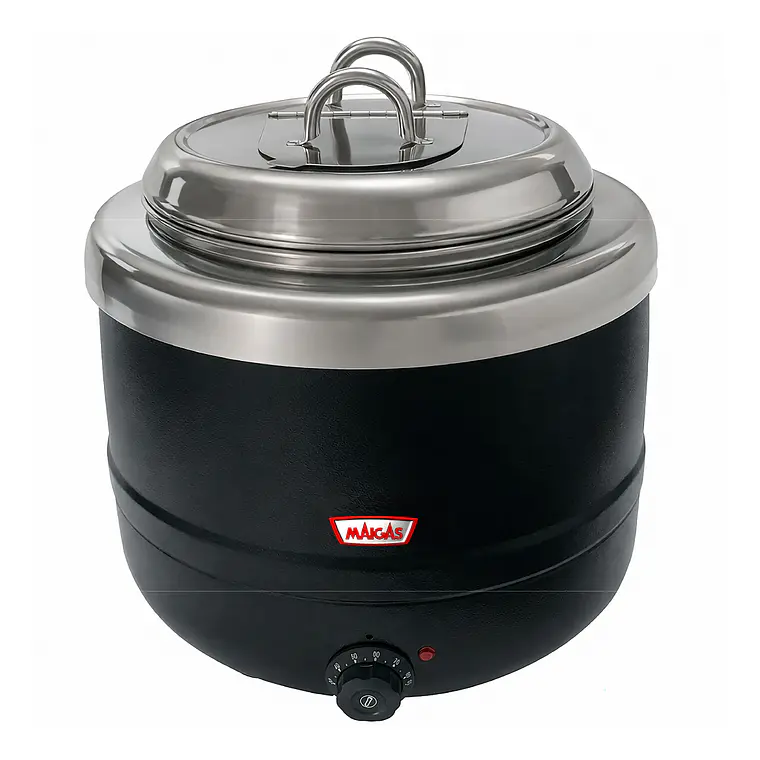 Foto de Olla Sopera Maigas 12 Litros 6EH23 Acero Inoxidable 220V - Gastronómica Real