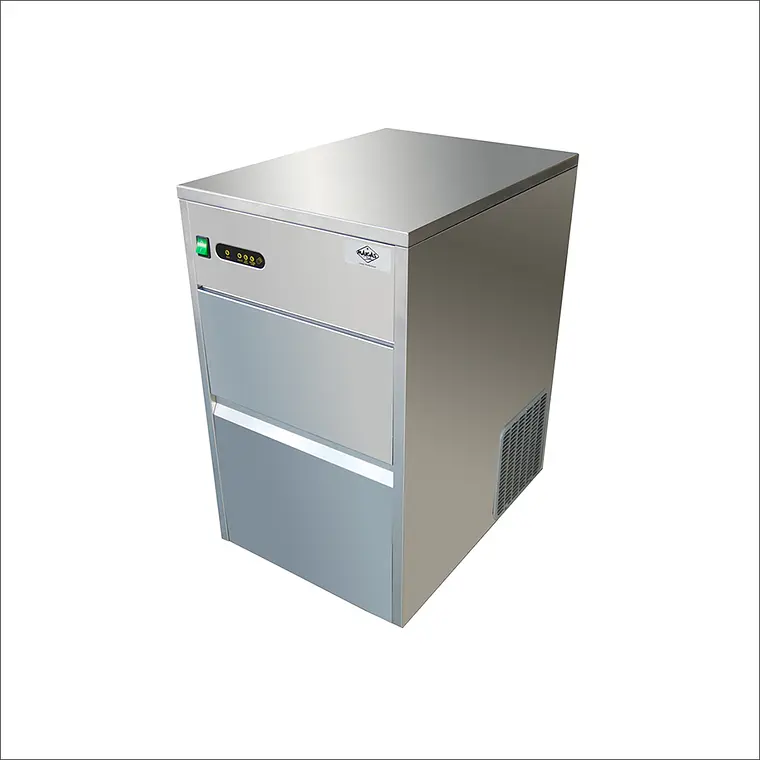 Foto de Fabricadora de Hielo Maigas ZB-26 26 Kg Día Acero Inoxidable - Gastronómica Real